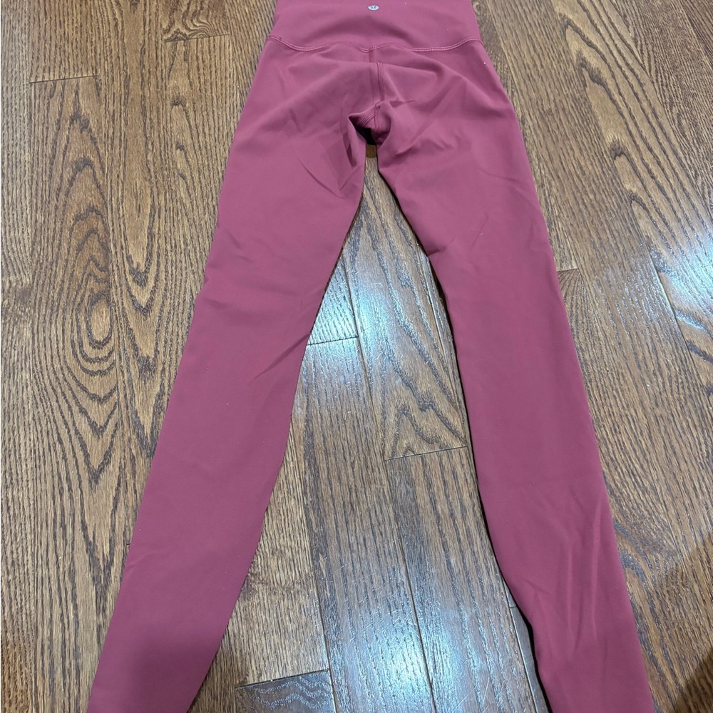 Lululemon Athletica Maroon Leggings